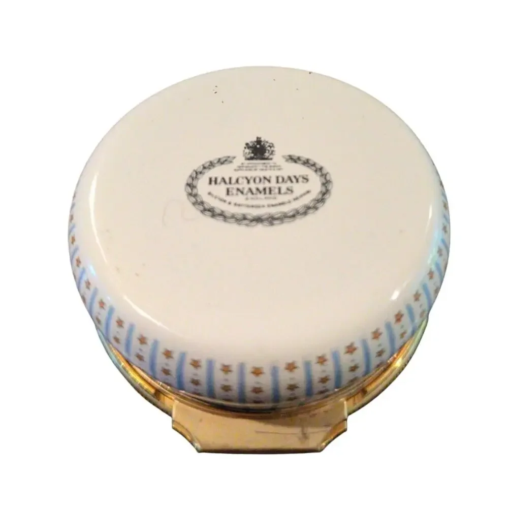 Halcyon Days Enamel Box 1976 Founding Fathers Washington Madison Dec of Independ